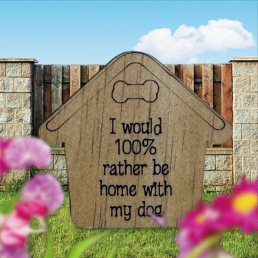 Wooden Sarcastic Fridge Magnet - I Would 100% - Unicorn Fart Productions